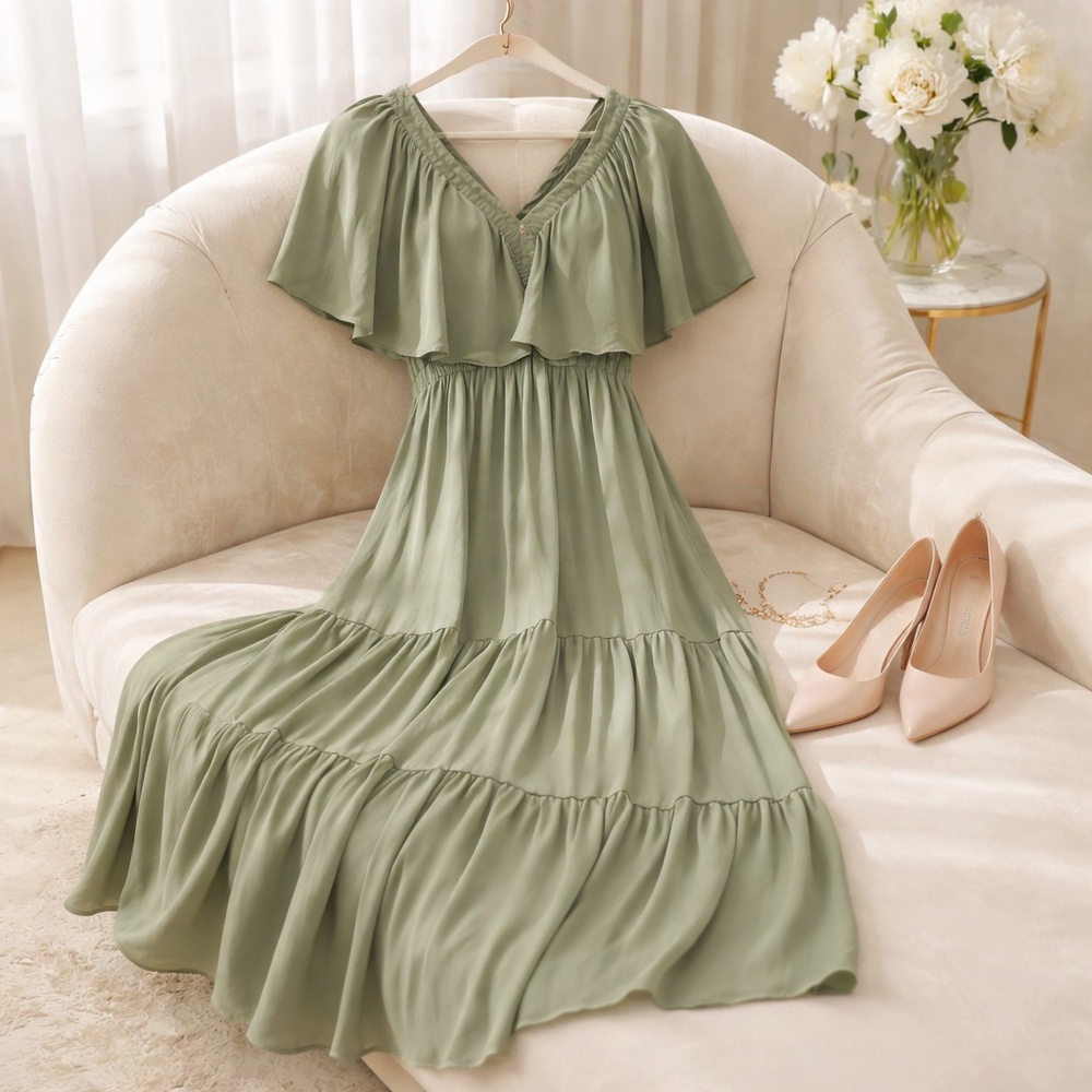 Green dress
